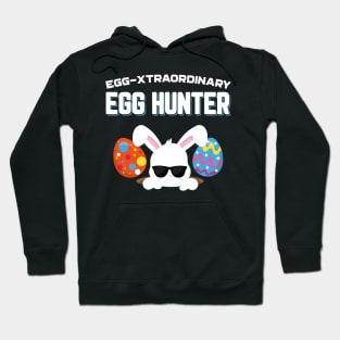 Egg-Xtraordinary Egg Hunter Funny Easter Hoodie